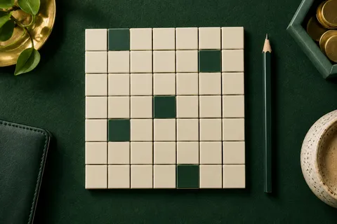 AI illustration: Educational selection grid without commercial numbers