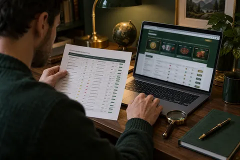AI illustration: Comparing a screen with a reference document