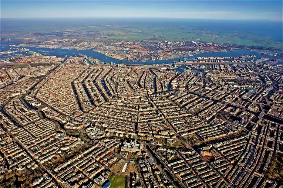 Photographic view of amsterdam