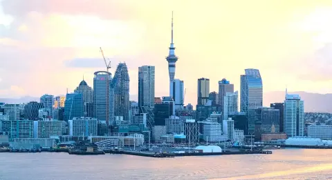 Photographic view of auckland