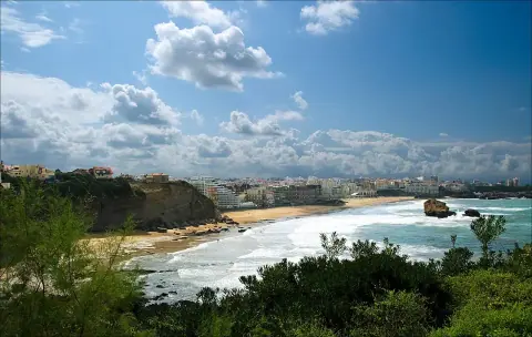 Photographic view of Biarritz
