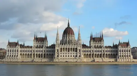 Photographic view of Budapest