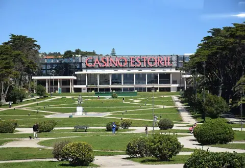Casino and gardens in Estoril