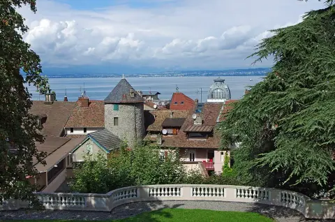 Photographic view of Évian-les-Bains
