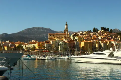 Photographic view of Menton