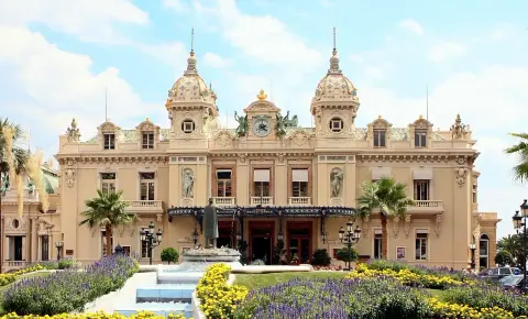 Facade of the Monte Carlo Casino in Monaco