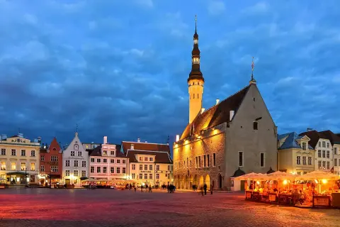 Photographic view of Tallinn